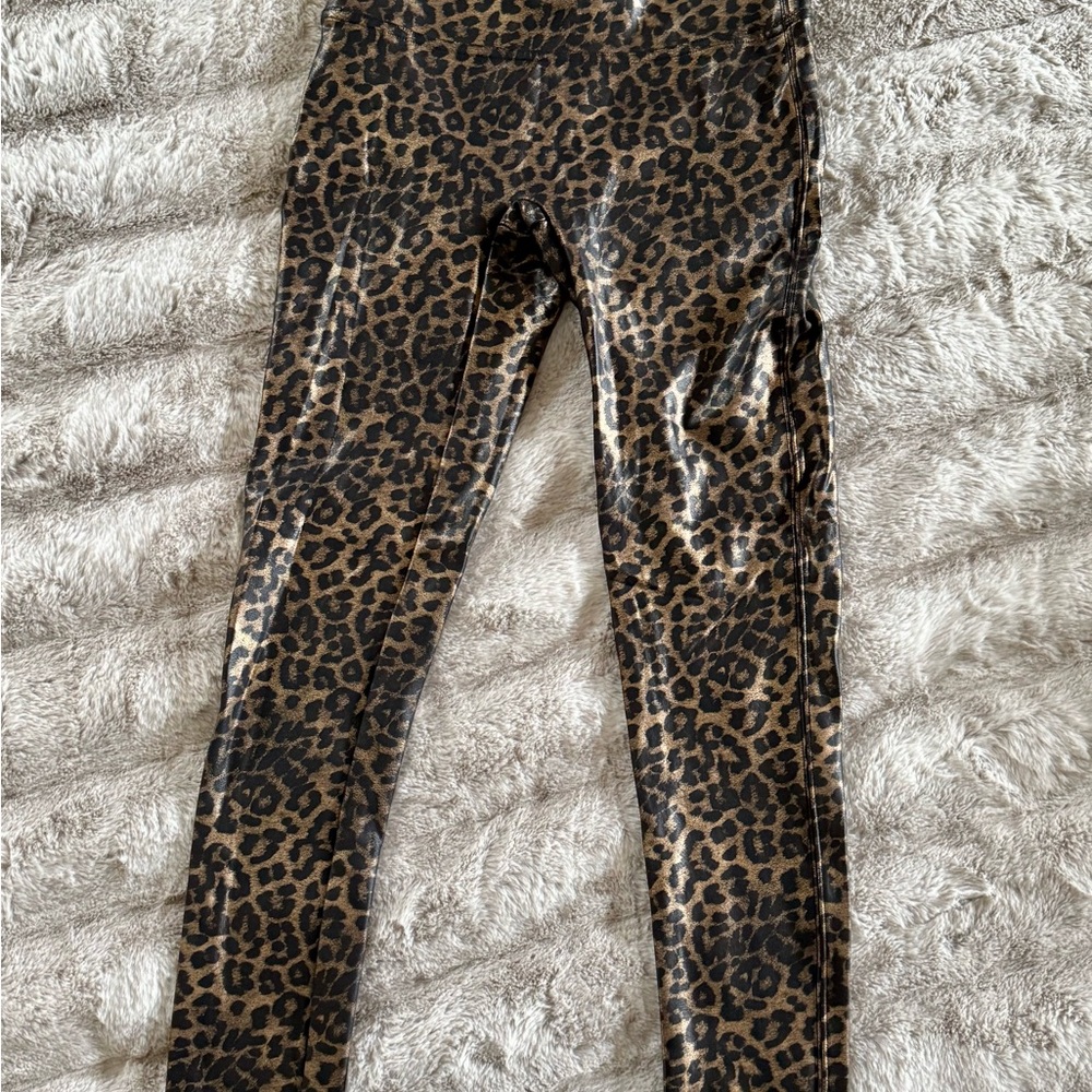 Spanx Leopard Print Leggings